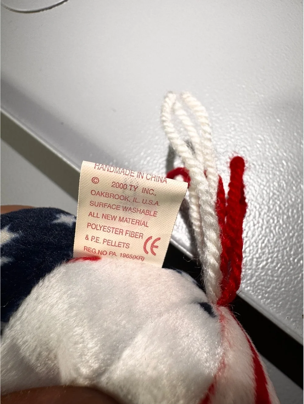 TY Beanie Baby Lefty